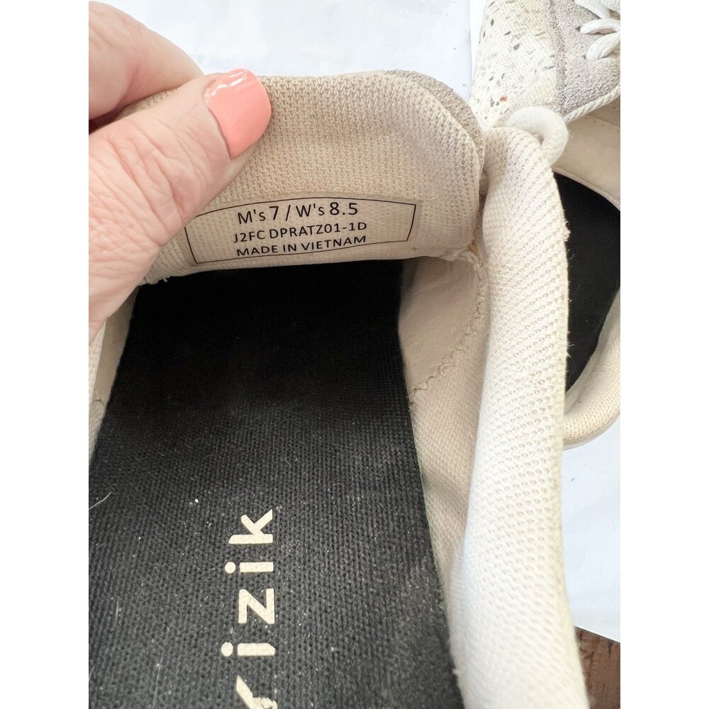 Kizik Prague Terrazzo Sneakers Beige Speckled Canvas Hands Free W 8.5 Men’s 7 - Picture 7 of 7